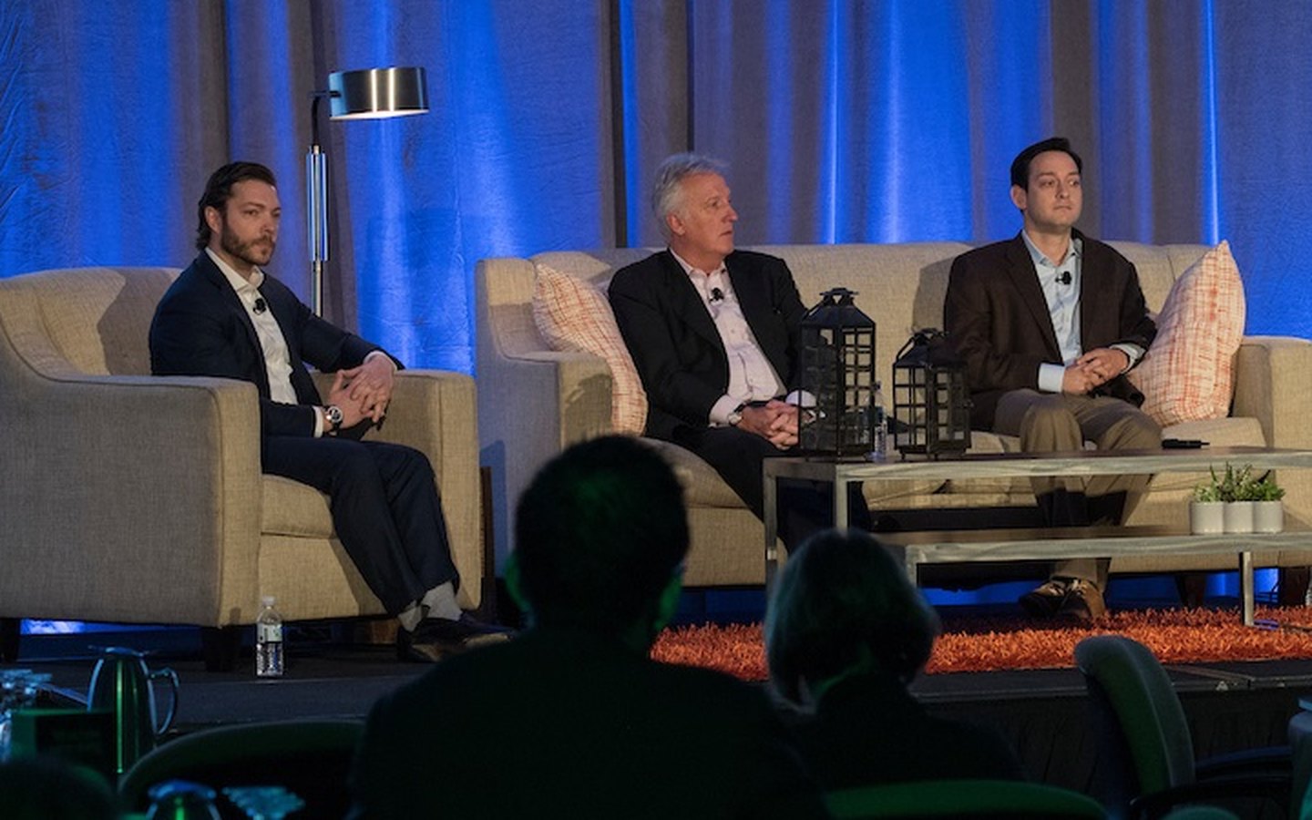 Dustin Muscato on an industry panel